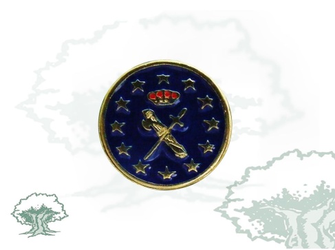 Pin Guardia Civil bandera europea
