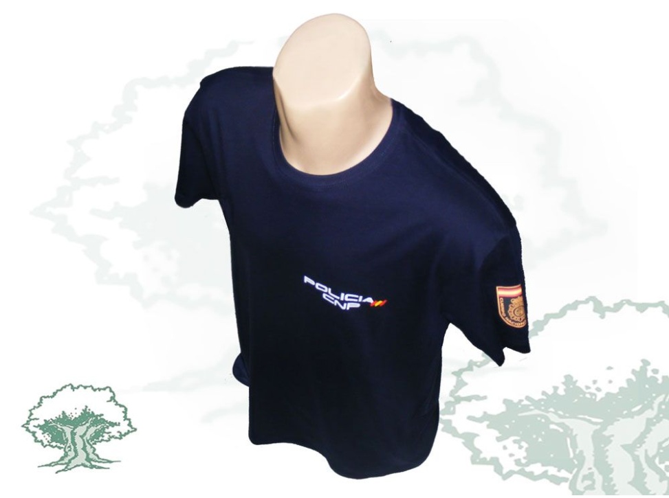 Camiseta Policía Nacional de algodón