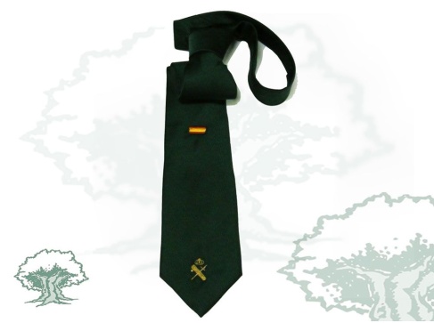 Corbata Guardia Civil con bandera de España