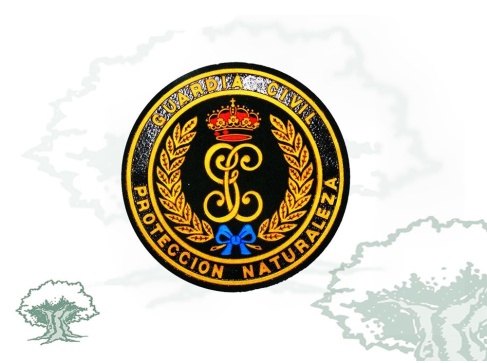 Parche Protección de la Naturaleza de la Guardia Civil con lazo azul