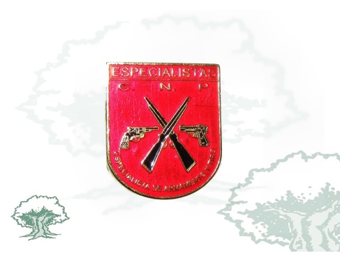 Distintivo Especialista en Armamento y Tiro de la Policía Nacional Distintivo Especialista en Armamento y Tiro de la Policía Nacional