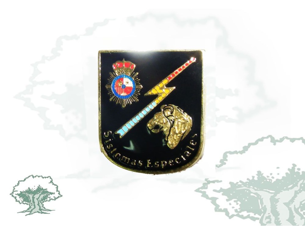 Distintivo Sistemas Especiales Policía Nacional