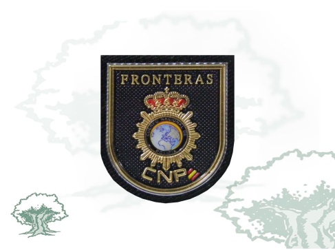 Parche Fronteras de la Policía Nacional en terflex