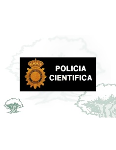 Galleta Policía Científica de la Policía Nacional para bata o chaleco