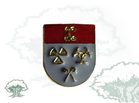 Distintivo de título NRBQ de la Guardia Civil