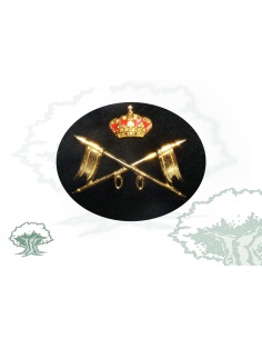Emblema Caballería Ejército con galleta para boina