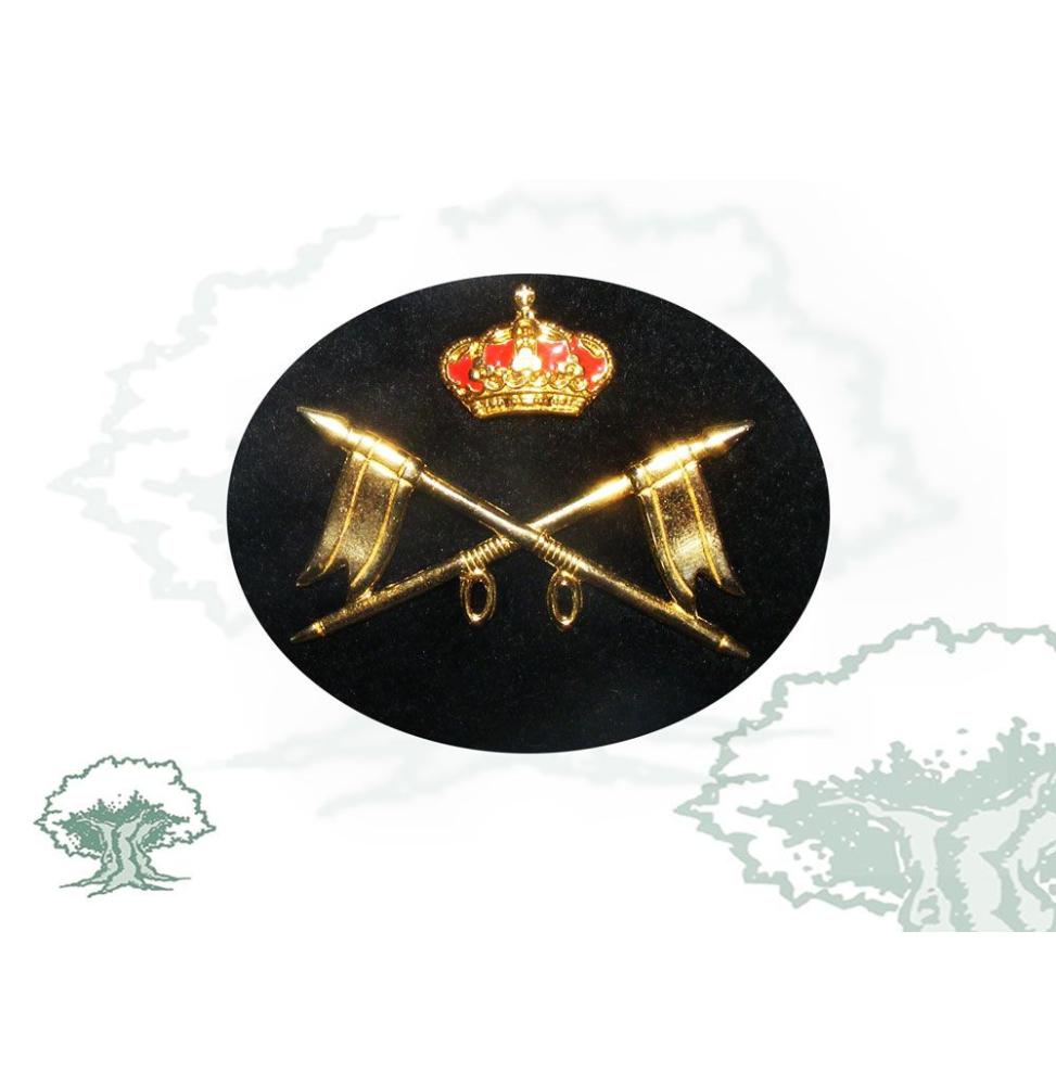 Emblema Caballería del Ejército con galleta para boina