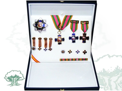 Condecoraciones Dedicación Policial de lujo