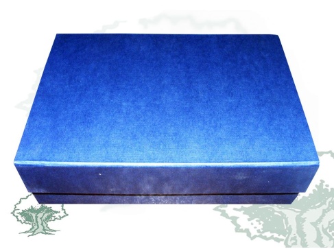 Estuche para metopa/placa azul