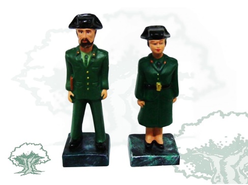 Figura Guardia Civil de barro