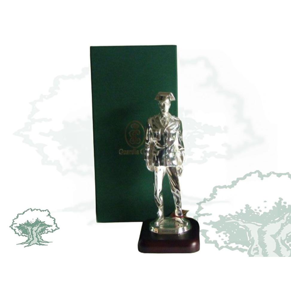 Figura Guardia Civil bañada en plata