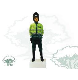 Figura Guardia Civil de Tráfico decorada a mano