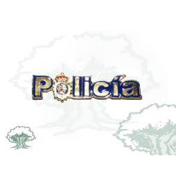 IMÁN POLICÍA NACIONAL METÁLICO
