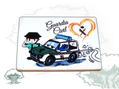 Imán Guardia Civil rectangular Imán Guardia Civil rectangular