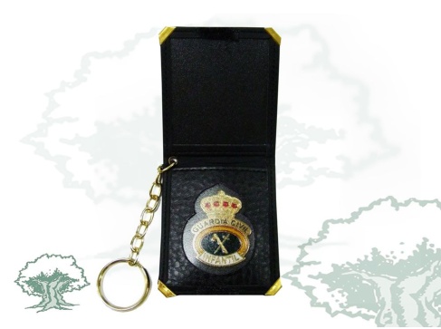 Llavero cartera con placa de Guardia Civil