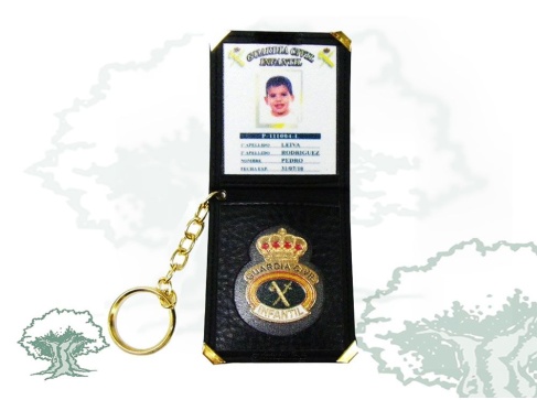 Llavero placa y carnet Guardia Civil infantil
