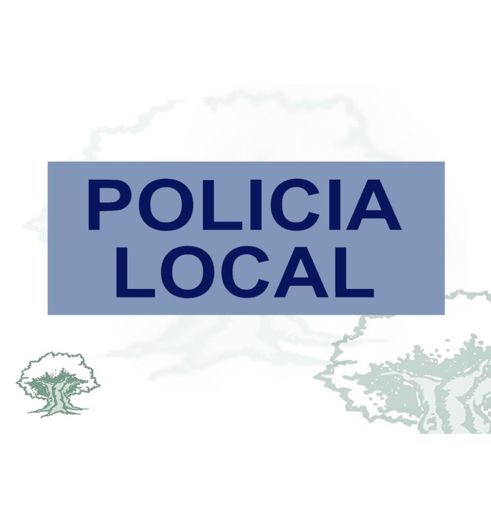 Logo reflectante Policía Local para espalda
