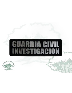 Logo reflectante Investigación Guardia Civil