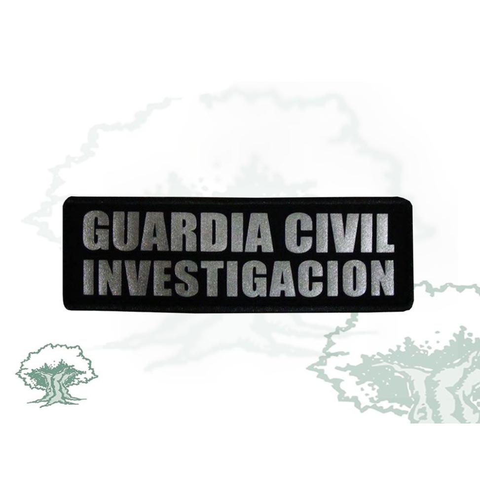 Logo reflectante Investigación de la Guardia Civil