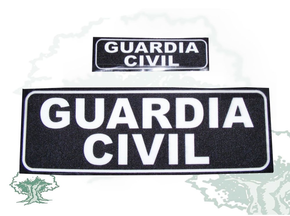 Galletas Guardia Civil para chaleco antibalas