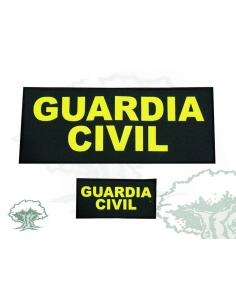 Galletas Guardia Civil fluor para chaleco antibalas