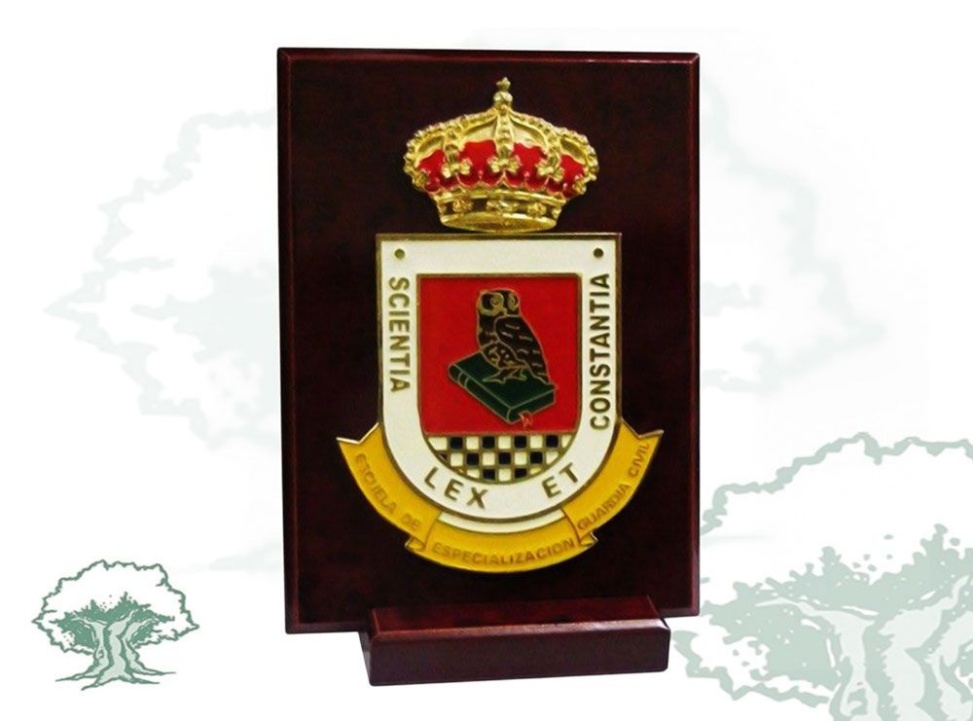 Metopa de sobremesa Escuela de Especialización Guardia Civil