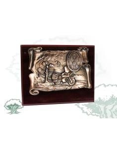 Metopa Guardia Civil de Tráfico pergamino