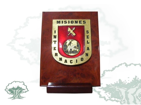 Metopa de sobremesa Misiones Internacionales Guardia Civil
