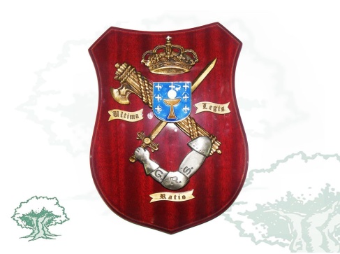 Metopa GRS de la Guardia Civil de Galicia