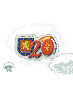 Pegatina 20 Aniversario UIP Policía Nacional
