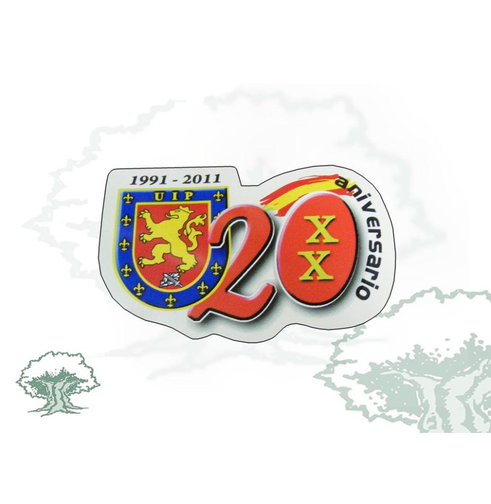 Pegatina 20 Aniversario UIP de la Policía Nacional
