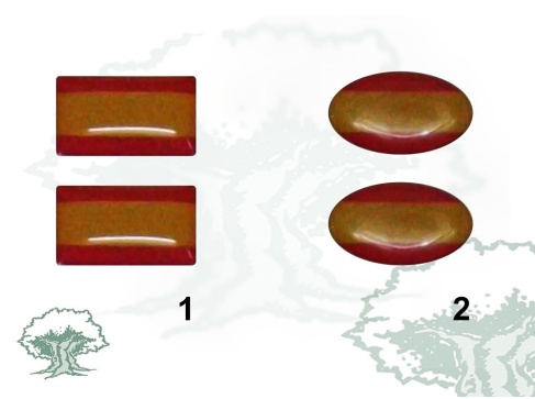 Pegatina bandera de España (2 unidades)