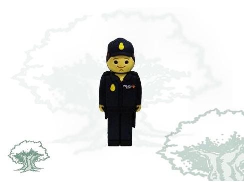 Pendrive Policía Nacional hombre