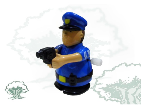 Muñeco Policía de plástico