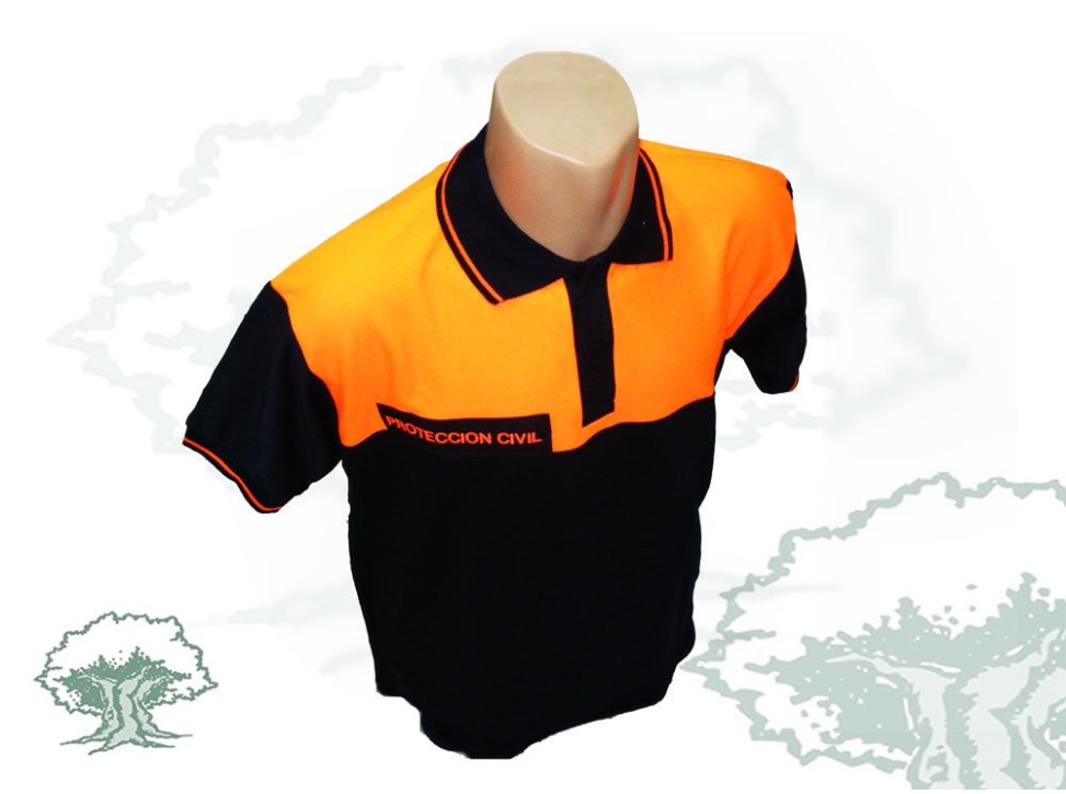 Polo Protección Civil manga corta bicolor