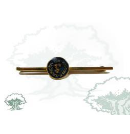 Sujetacorbatas Guardia Civil laurel azul con emblema antiguo