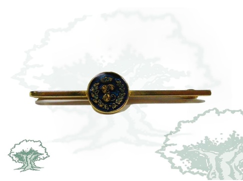 Sujetacorbatas Guardia Civil laurel azul
