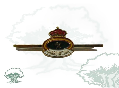 Sujetacorbatas Guardia Civil ovalo horizontal