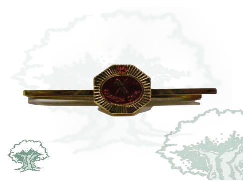 Sujetacorbatas Guardia Civil octogonal