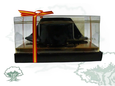 Tricornio decorativo de charol