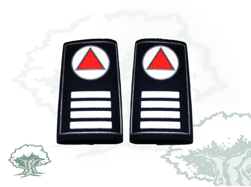 Hombreras Jefe de Unidad Protección Civil