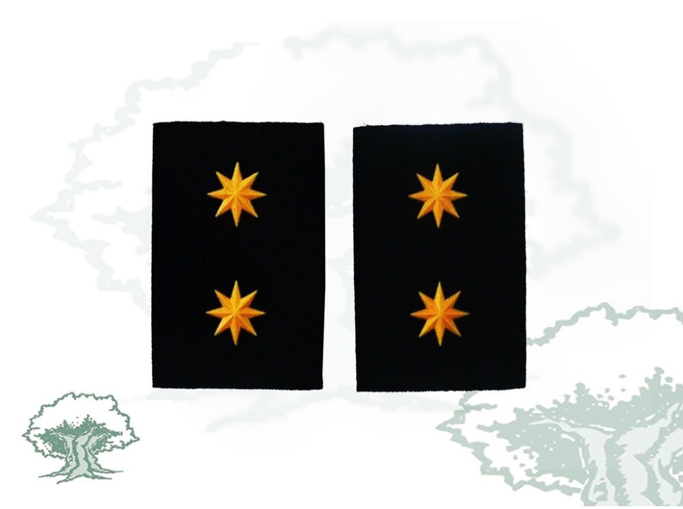 Hombreras Teniente Coronel GRS Guardia Civil antiguas
