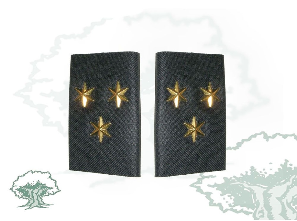 Hombreras Capitán Guardia Civil