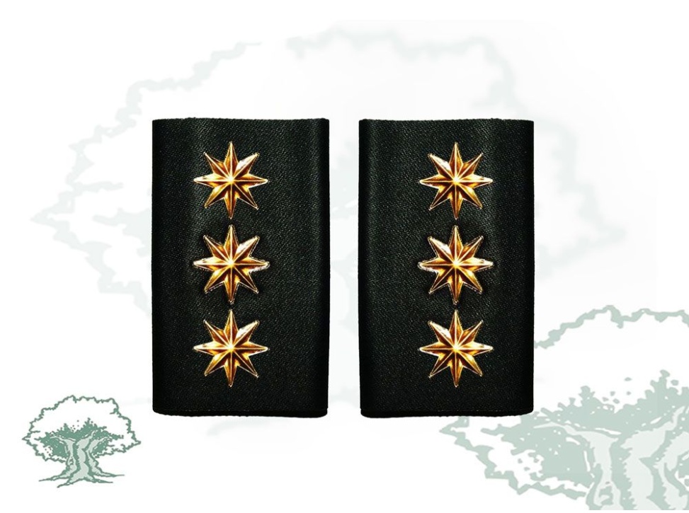 Hombreras Coronel GRS Guardia Civil