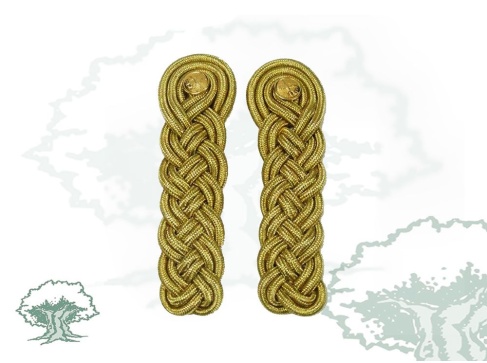 Hombreras de hilo de oro para adulto