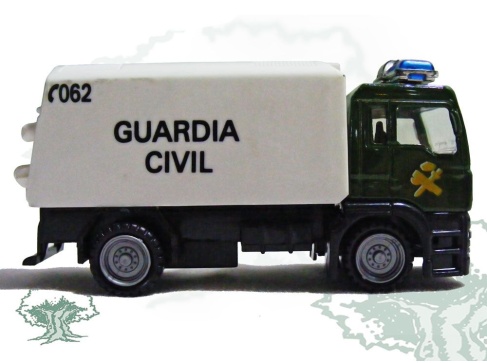 Camión Guardia Civil de juguete