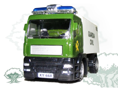 Camión Guardia Civil de juguete