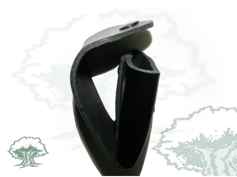 Porta guantes de cuero para guantes de latex