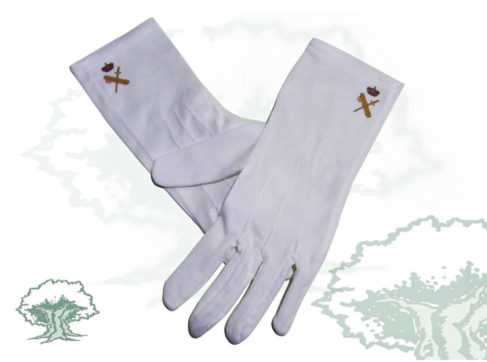 Guantes Guardia Civil blancos