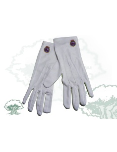 Guantes Policía Nacional blancos